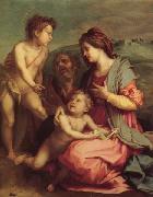 Andrea del Sarto Holy Family with john the Baptist China oil painting reproduction